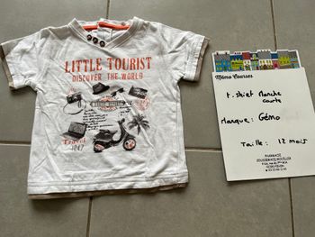 T shirt garçon 12 mois