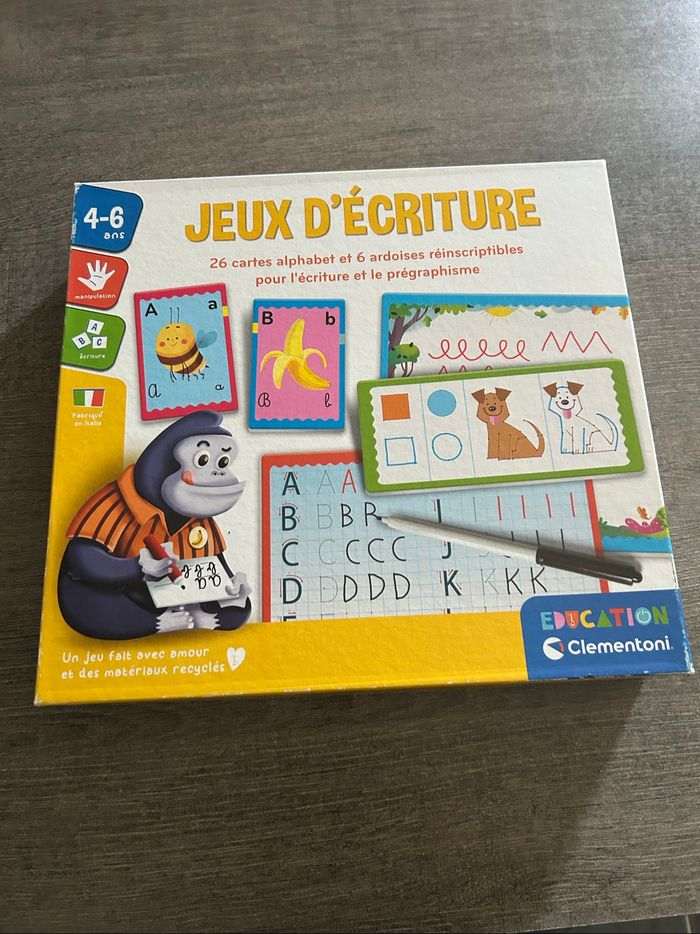 Jeux éducatif d’écriture