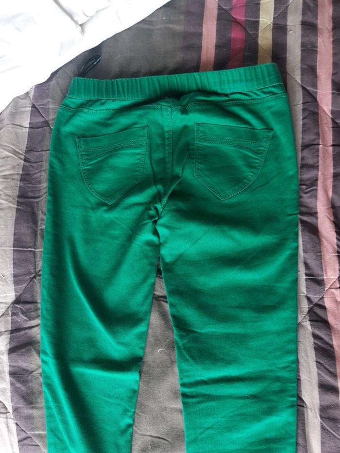 Pantalon slim vert - photo numéro 4
