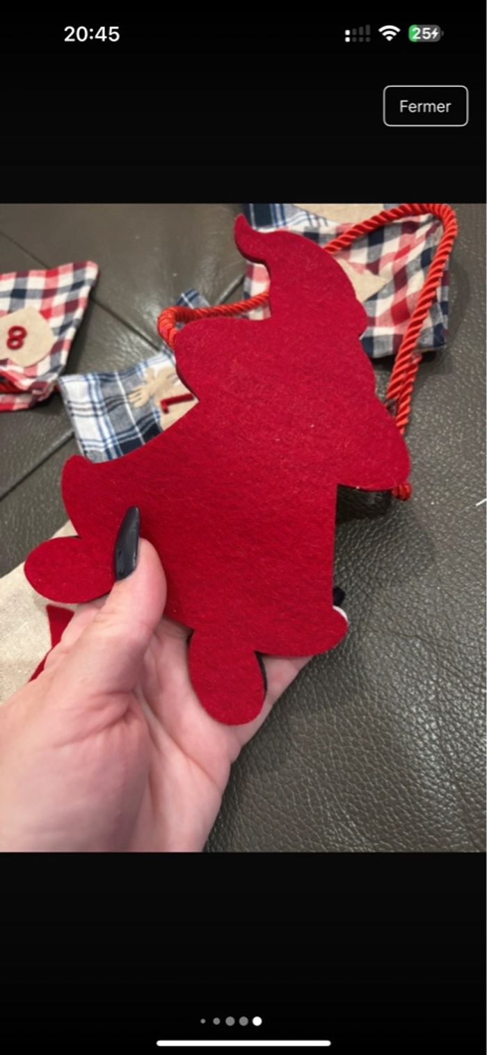 Guirlande calendrier de l’avent à remplir - photo numéro 4