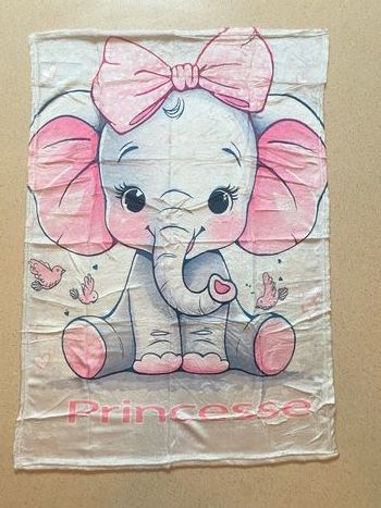 Couverture éléphant 70x100