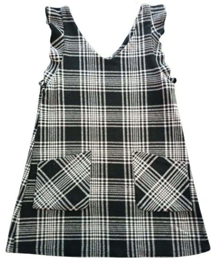 Robe Enfant Fille - à carreaux noir et blanc - (Taille 13/14 ans) - (Zara)