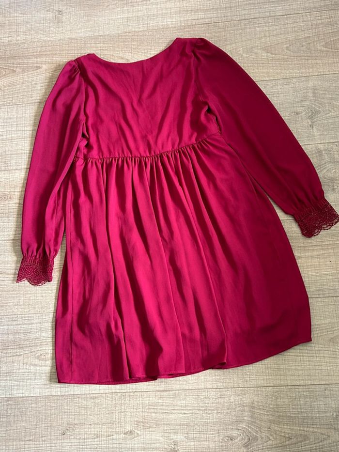 Robe bordeaux à manches longues Naf Naf taille 36 jamais portée - photo numéro 12