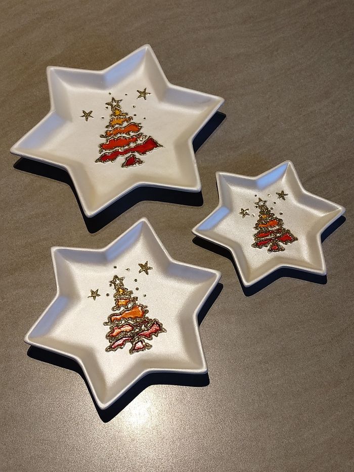 Assiettes décoratives pour Noël