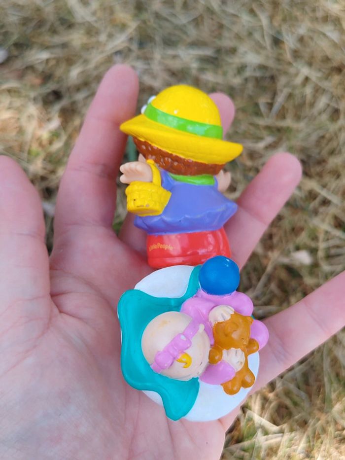 Lot de personnages little people bébé et sa maman - photo numéro 4