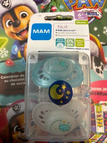 Sucette mam neuve 6+