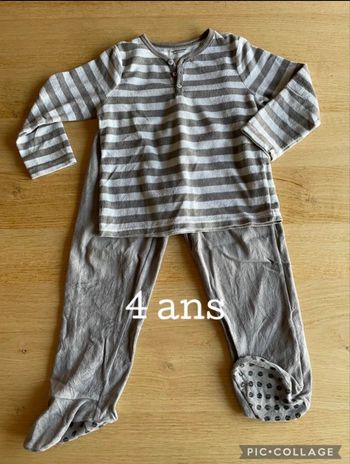 Pyjama velours 4 ans