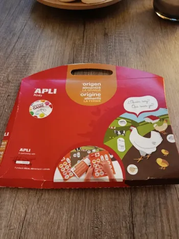 Jeu éducatif "L'origine des aliments de la ferme"