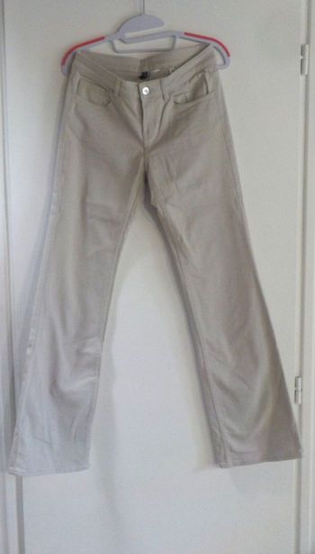 PANTALON BEIGE DIVIDED H et M TAILLE 36