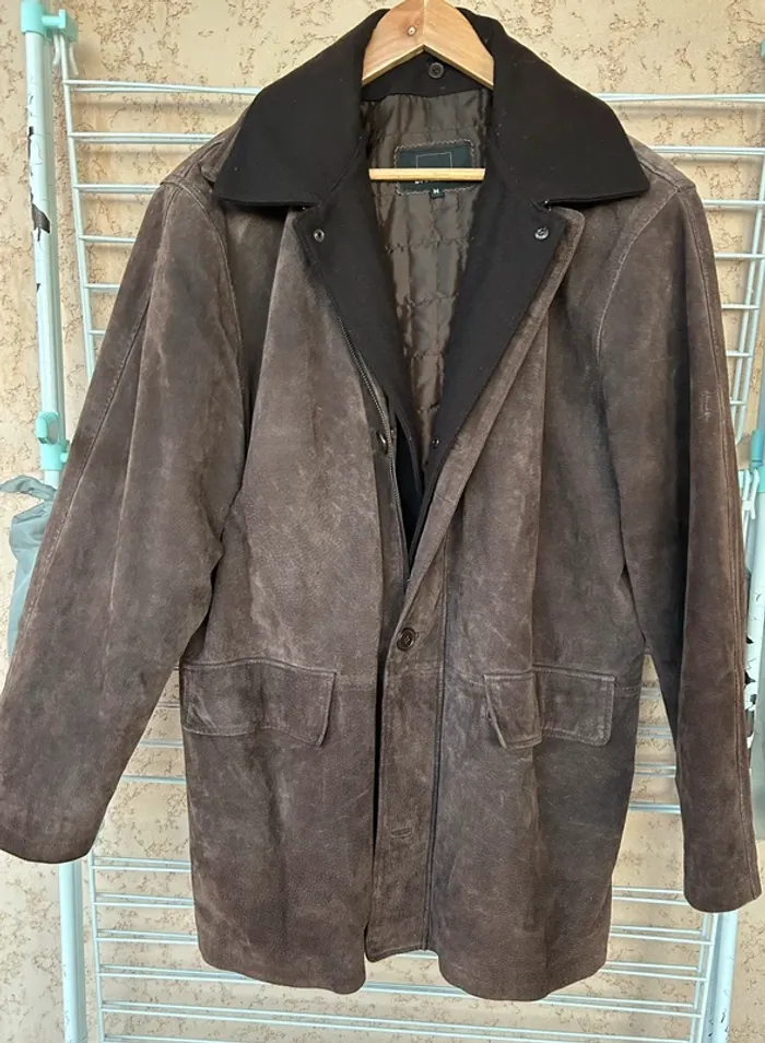 Manteau homme croûte de porc