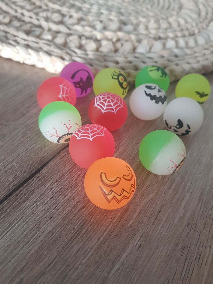 Lot balles rebondissantes halloween - photo numéro 3