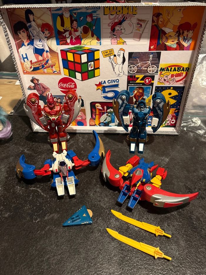 Lot robot vintage bootleg transformer