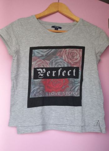 T-shirt fille crop top 12 ans Kiabi