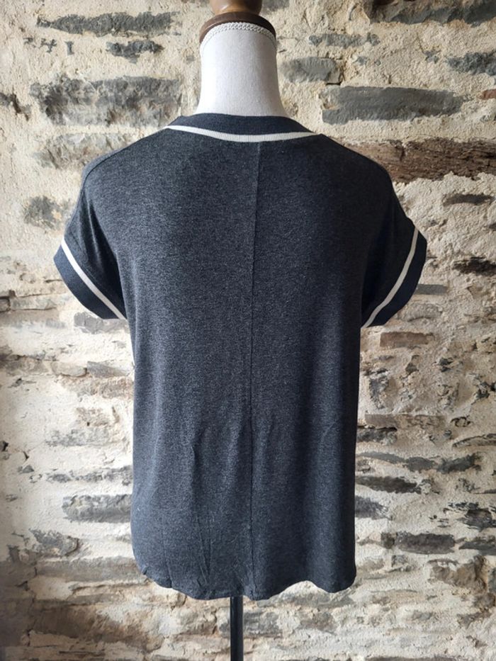 T-shirt Zara visage femme look y2k 2000's Taille M ou 38 - photo numéro 7