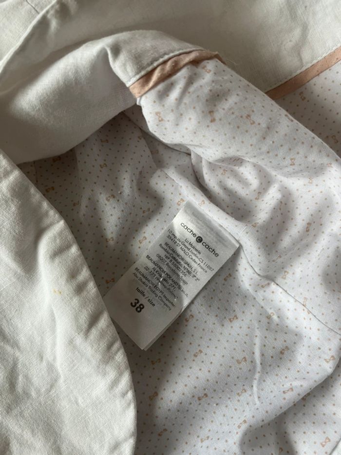 Blazer cache cache blanc - photo numéro 5