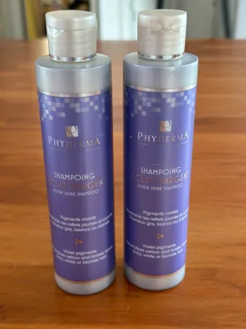 Lot de 2 Shampoing éclat d’argent phyderma