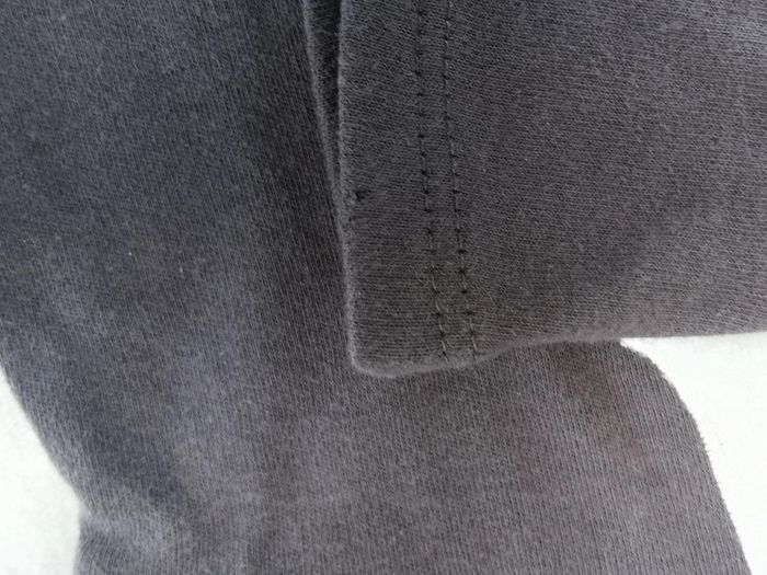 Tee-shirt 👣 taupe, sequins dorés, 6mois - photo numéro 9