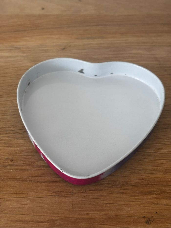 Petite boîte en métal diddl et diddlina coeur - photo numéro 3