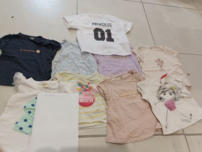 Lot de vêtements fille taille 9 mois - photo numéro 2