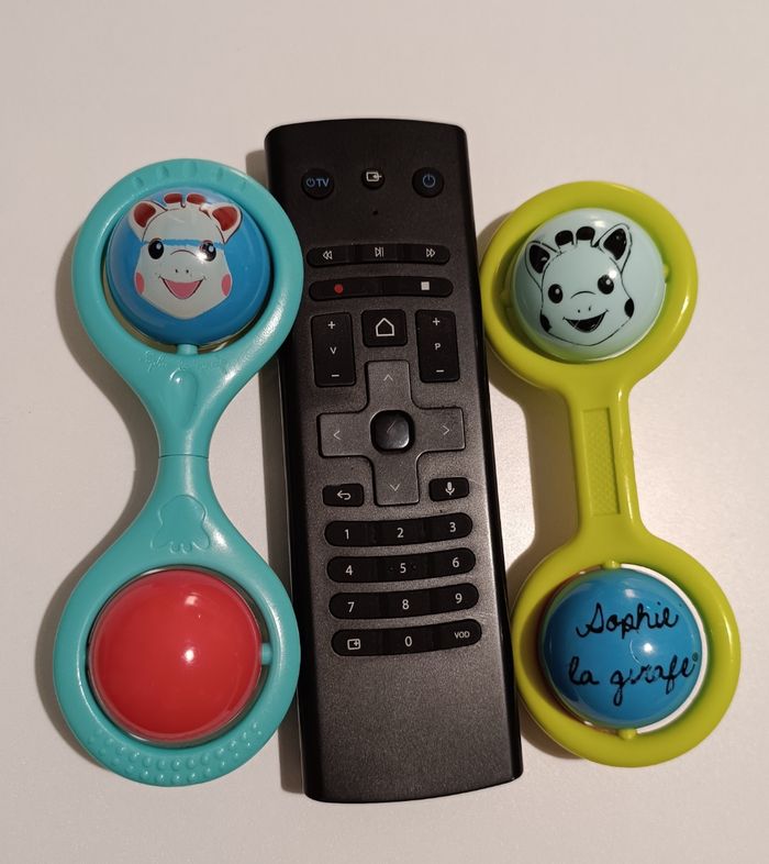 🩵 Petits hochets rotatifs  💚  Sophie la girafe - photo numéro 6