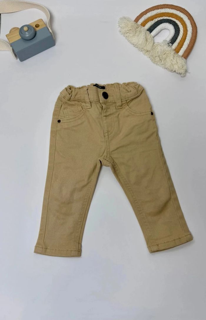 Pantalon bébé garçon Kiabi beige taille 6 mois parfait état