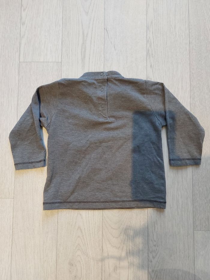 Lot 3 t-shirts manches longues 12m - photo numéro 6
