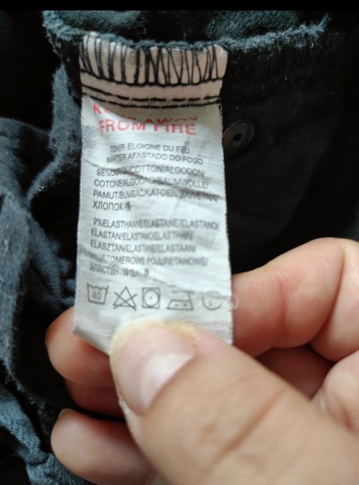 Pantalon jean noir droit vraies poches - photo numéro 6