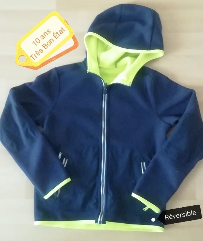 Veste Polaire Réversible - TRIBORD - 10ans