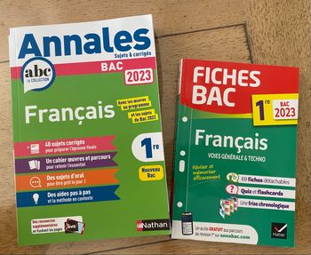 Livres scolaires première français
