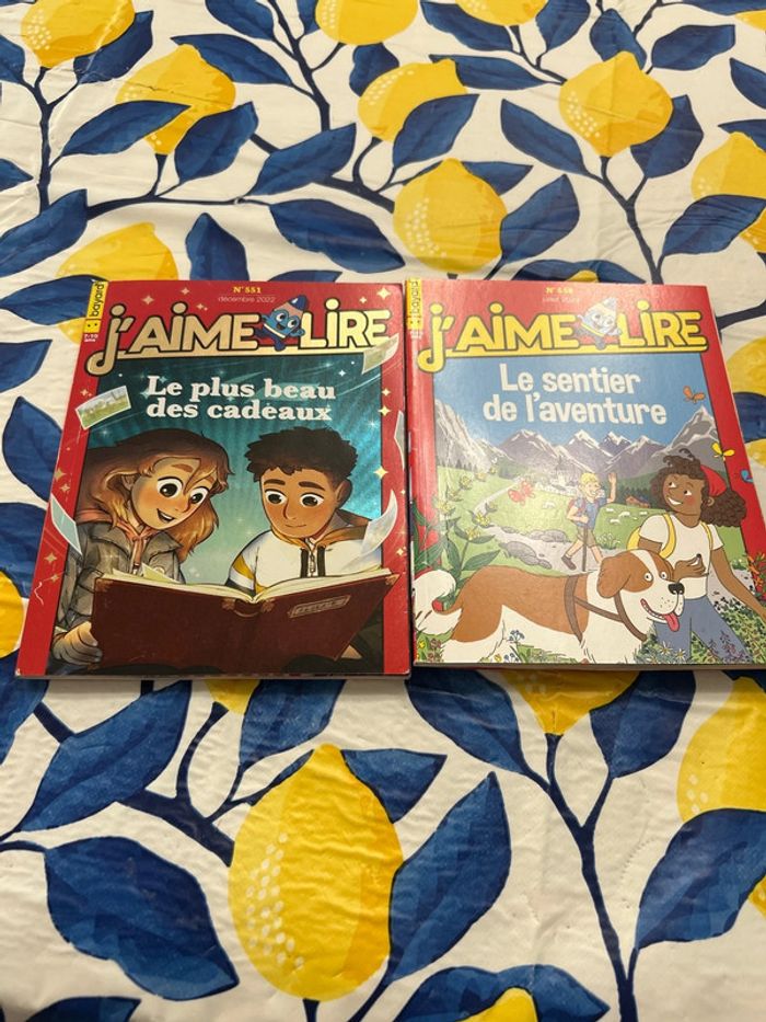 Lot 2 j’aime lire