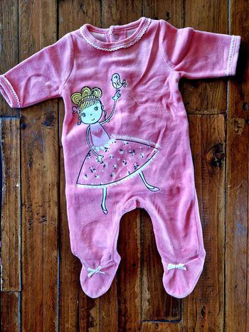 Pyjama velours 1 mois