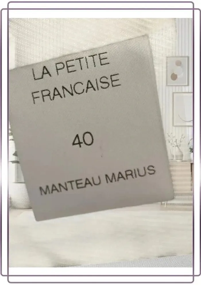 Manteau trench ,La Petite Francaise (modéle marius) coton laine ,neuf - photo numéro 11