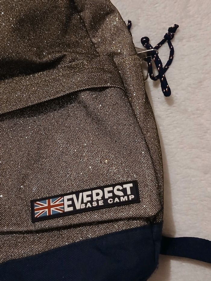 Cartable pailleté doré Everest - photo numéro 3