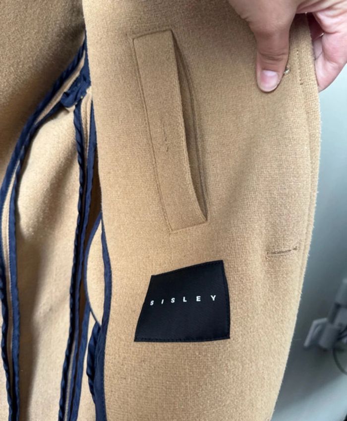 🧥Manteau long class Sisley homme camel - taille 42 - bon état - photo numéro 3