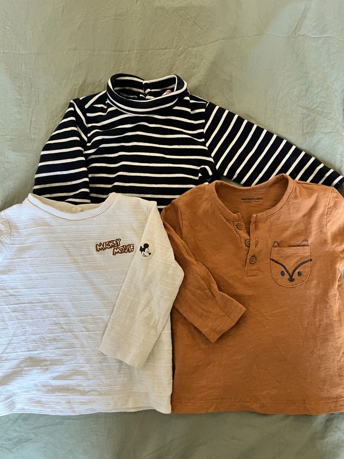 Lot tee shirts et pull