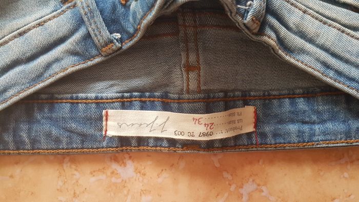 Jeans slim troué fille 34 bleu J Jeans - photo numéro 2