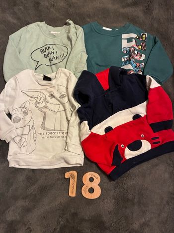 Lot sweat-shirt garçon