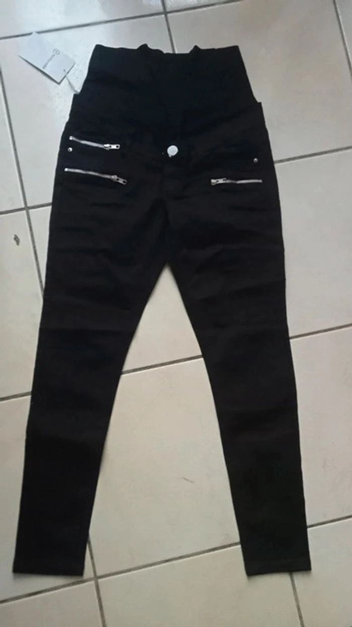 Pantalon maternité noir foncé neuf
