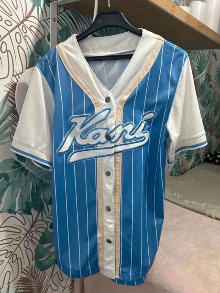 T shirt Karl kani boutonné