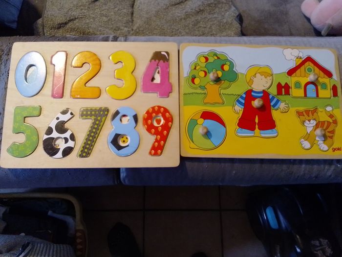 Lot 2 puzzles bébé ou enfant