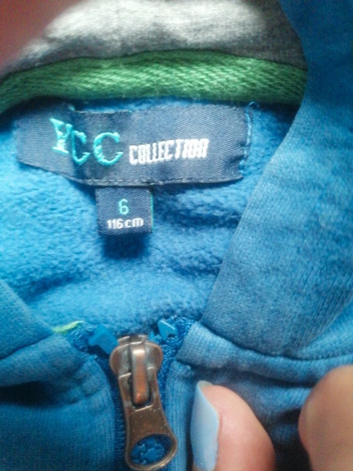 Gilet bleu YCC 6ans - photo numéro 3