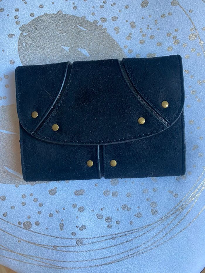 Porte monnaie noir Bonobo neuf - photo numéro 3