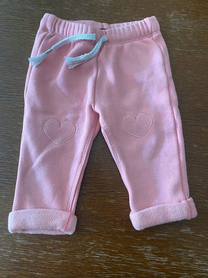 Jogging molletonné rose