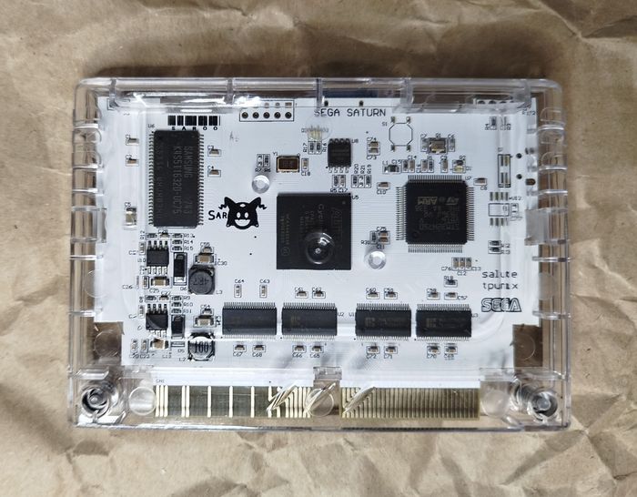SEGA Saturn SAROO / Firmware 0.7 / MicroSD 256Go Fullset PAL + Sel. US/JAP - photo numéro 2