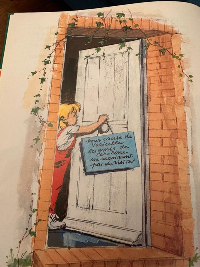 Livre rare Caroline et la Varicelle Pierre Probst Hachette Jeunesse bd vintage couleurs - photo numéro 5