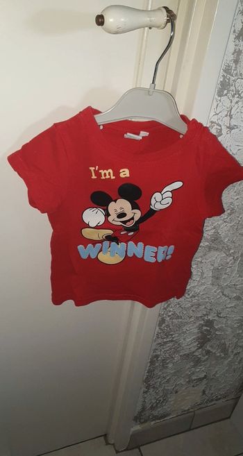 T shirt mickey 18 24 mois
