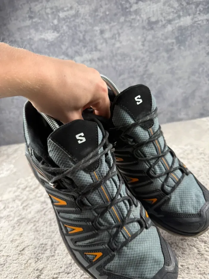 Salomon X Ultra Pioneer Gore-Tex - Black & Blue & Orange - photo numéro 11