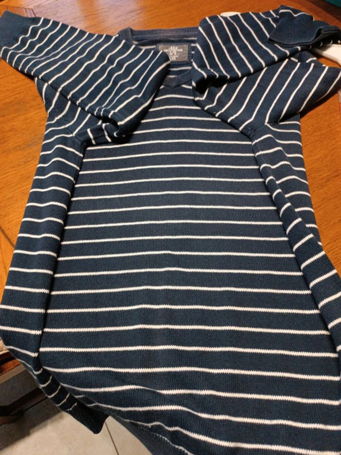 Pull rayé logg H&M M - photo numéro 5