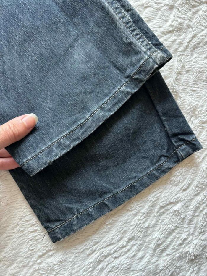 Jean homme levi’s 514 straight - droit bleu marine gris style délavé taille W30 M/40 L30 Y2K 2000s - photo numéro 5