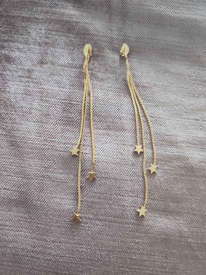 Boucles d'oreilles dorées